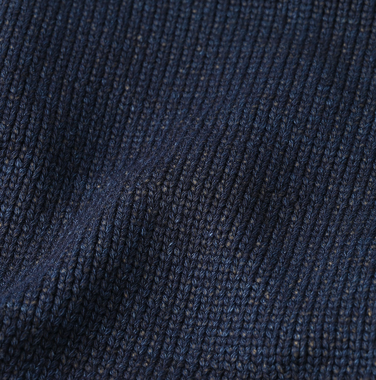 45R Indigo Puff Sleeve Sweater