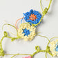 45R Crochet Flower Necklace