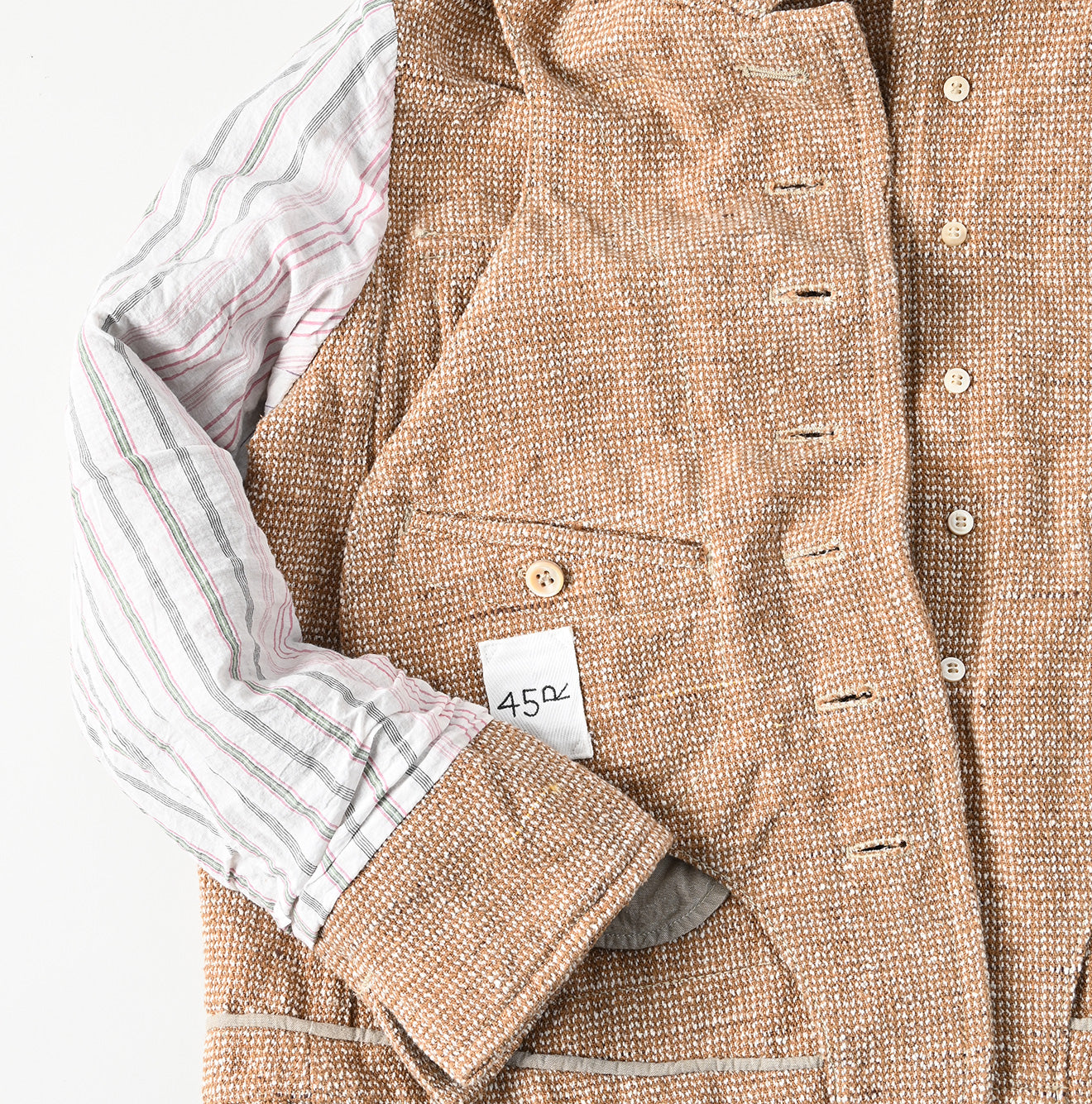 45R Cotton Linen Tweed Annie 4pocket Jacket