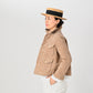 45R Cotton Linen Tweed Annie 4pocket Jacket