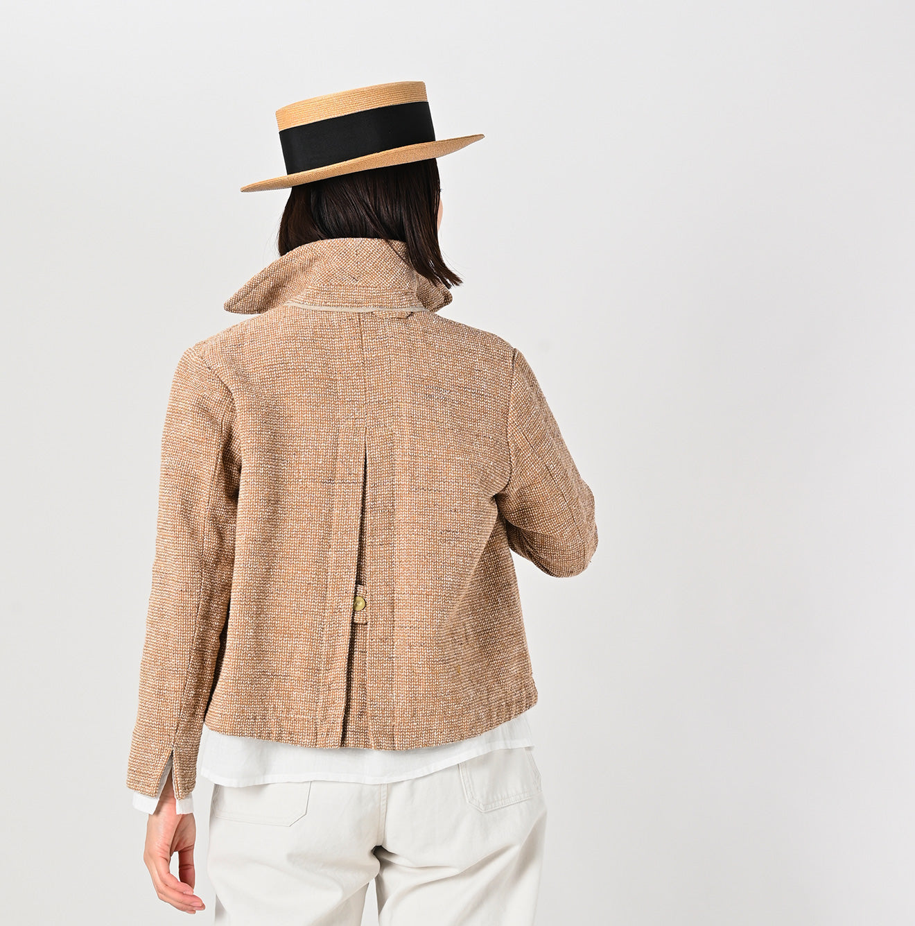 Cotton Linen Tweed Annie 4pocket Jacket - 45R by 45rpm studio