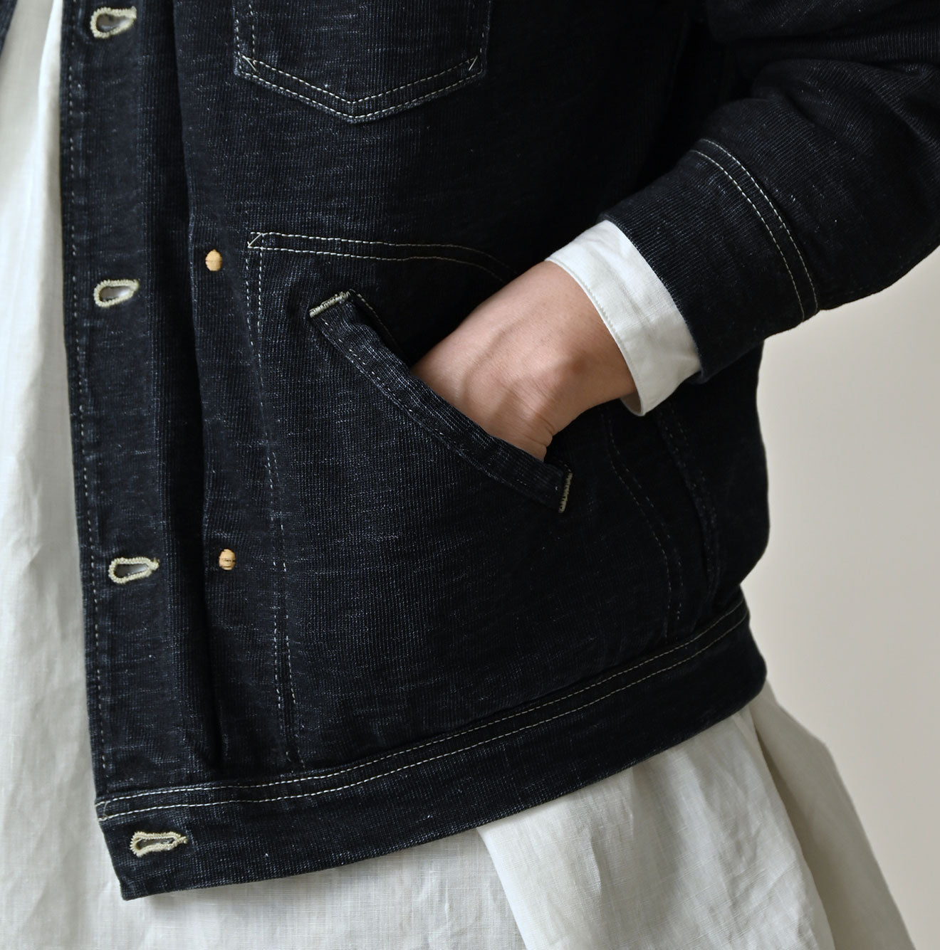 45R Indigo Tenjiku Denim Jacket
