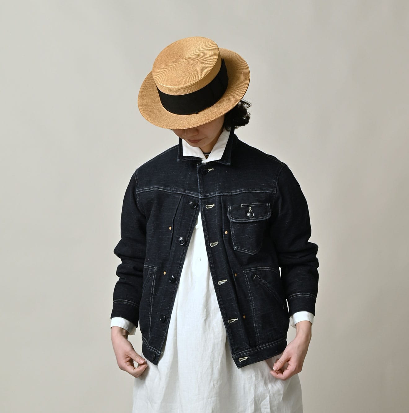 45R Indigo Tenjiku Denim Jacket - Image 3