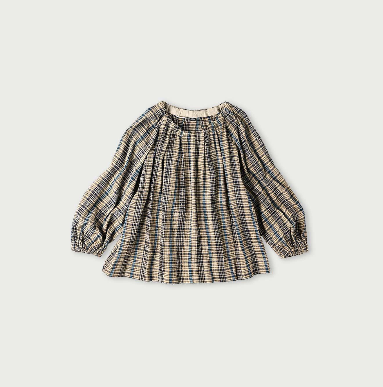 Silk Tanba-cloth Tuck Blouse - 45R by 45rpm studio