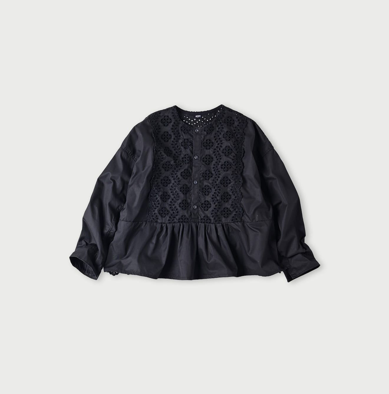 45R Light Gabardine Cutwork Blouse