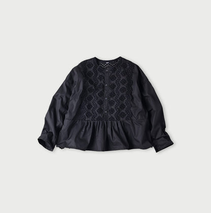 45R Light Gabardine Cutwork Blouse