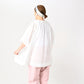 45R Gauze Shirring Tunic Blouse