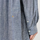 Indigo Gauze Henley Shirt - 45R by 45rpm studio