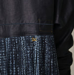 45R Indigo Bassen Sarasa Blouse