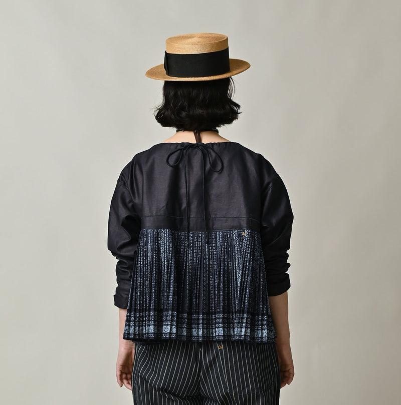 45R Indigo Bassen Sarasa Blouse - Image 5