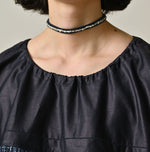 45R Indigo Bassen Sarasa Blouse