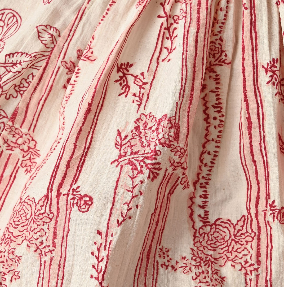 45R Khadi Block-Print Patchwork Blouse