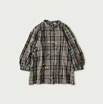 45R Khadi Ox Sajiki Puff Sleeve Blouse