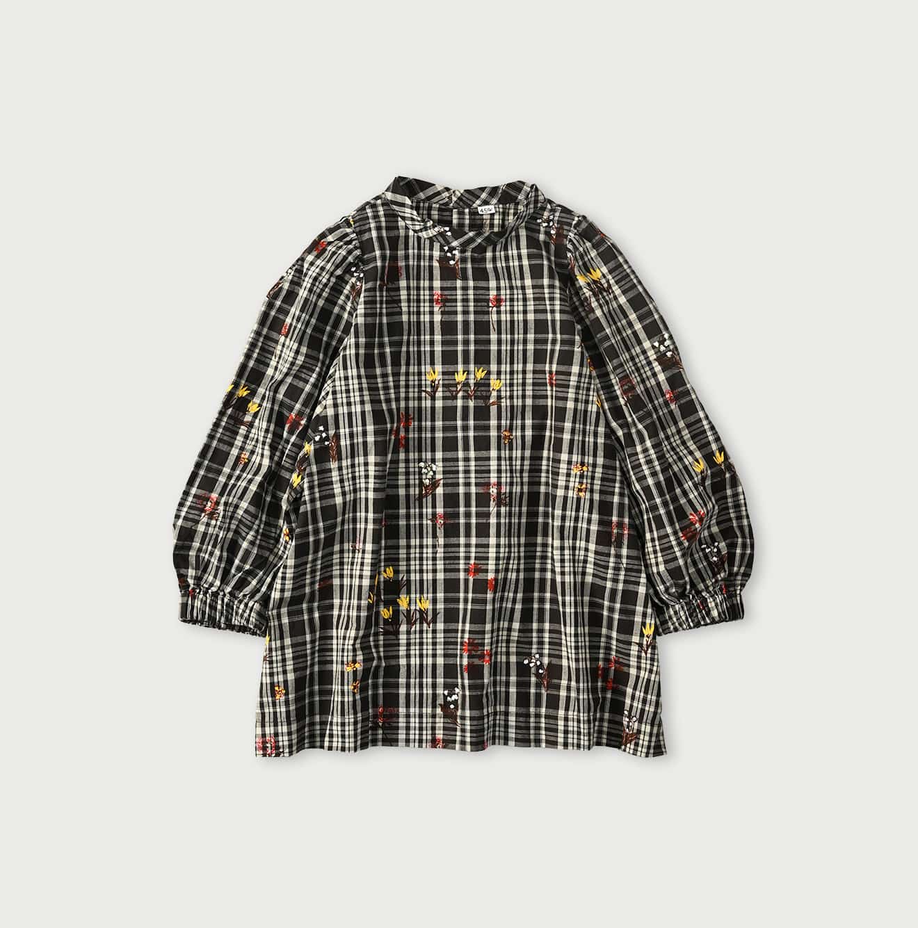 45R Khadi Ox Sajiki Puff Sleeve Blouse - Image 3