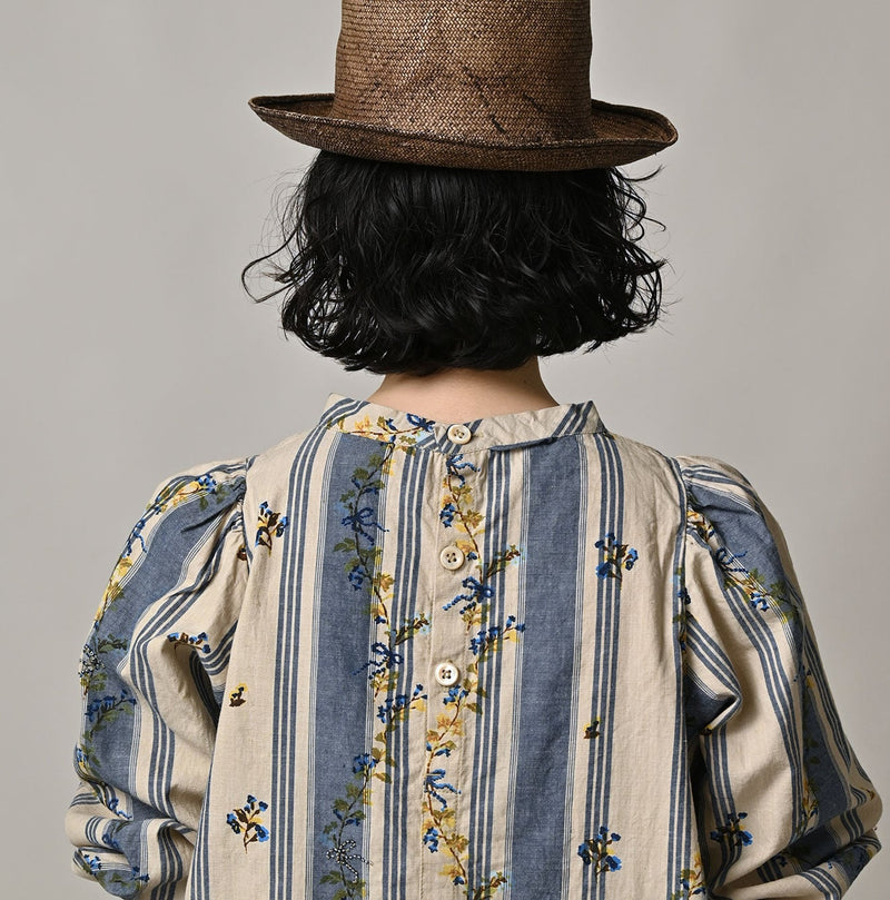 45R Khadi Ox Sajiki Puff Sleeve Blouse - Image 12