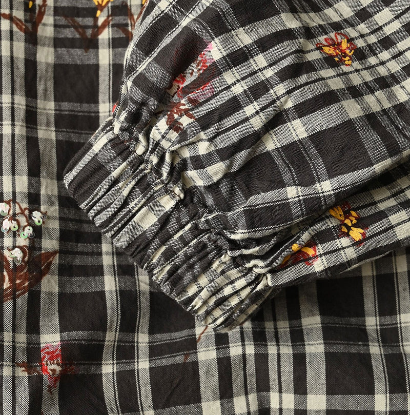 45R Khadi Ox Sajiki Puff Sleeve Blouse - Image 18