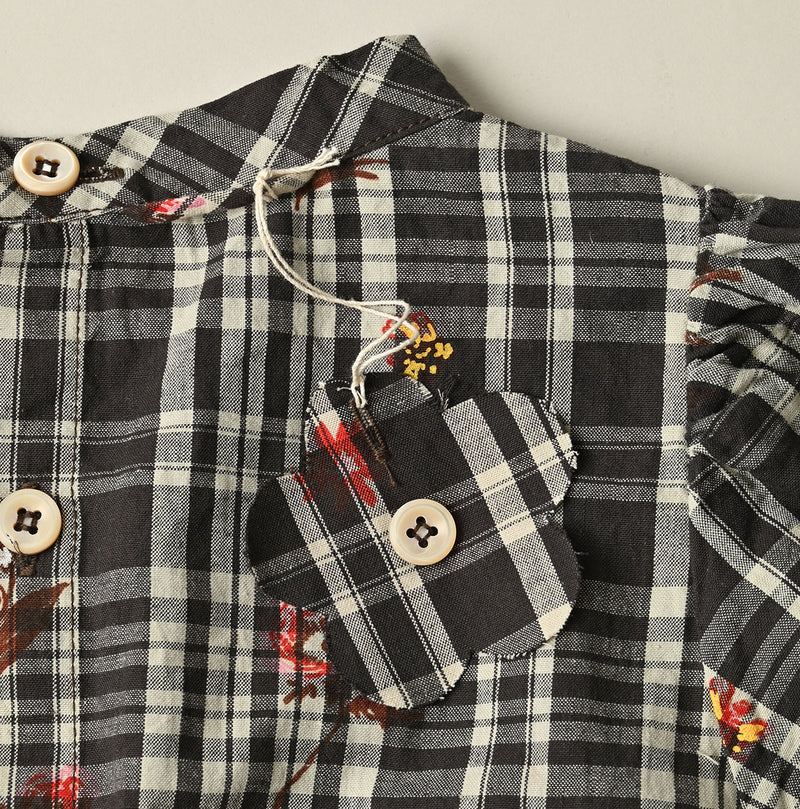 45R Khadi Ox Sajiki Puff Sleeve Blouse - Image 22