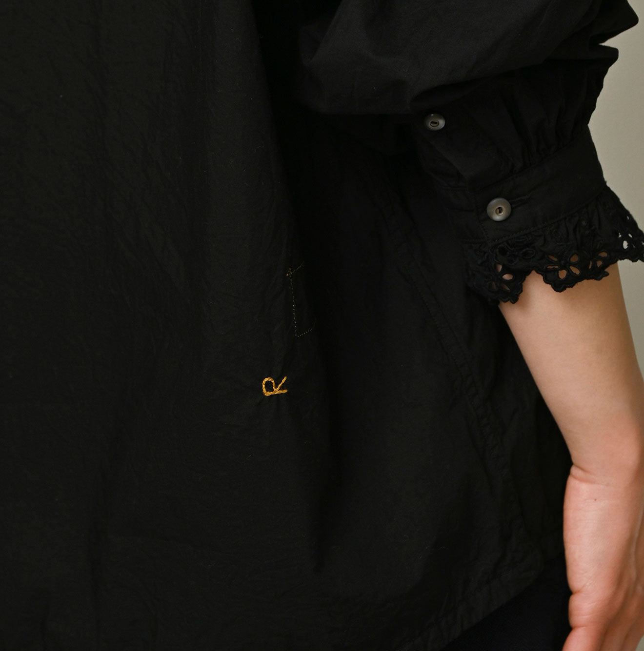 45R Supima Batistie Cutwork Blouse