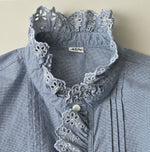 45R Supima Batistie Cutwork Blouse
