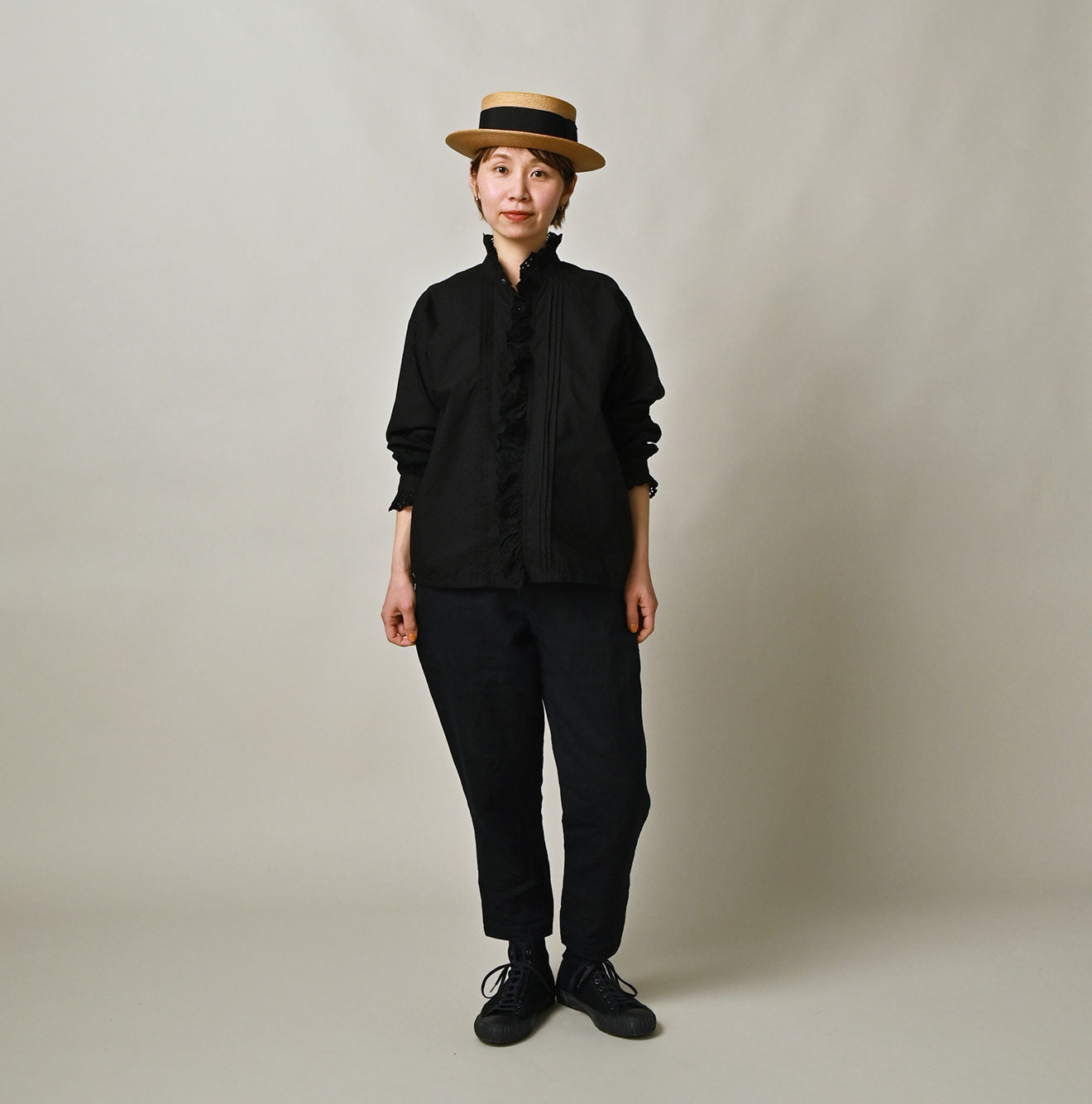 45R Supima Batistie Cutwork Blouse - Image 3