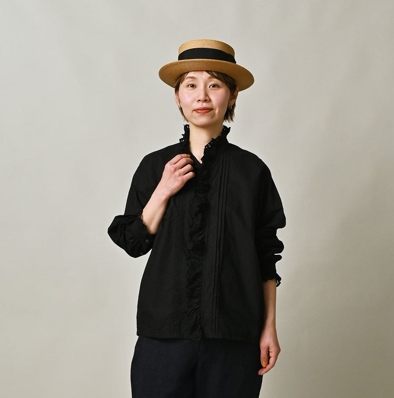 45R Supima Batistie Cutwork Blouse - Image 4