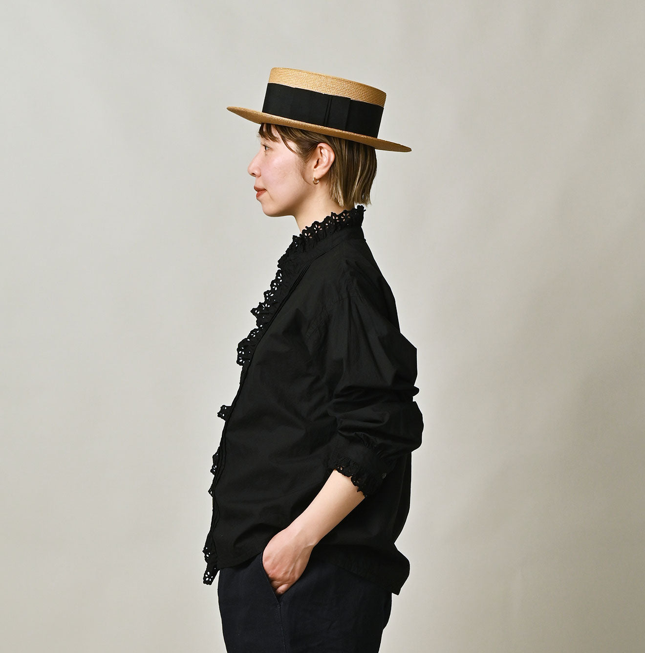 45R Supima Batistie Cutwork Blouse