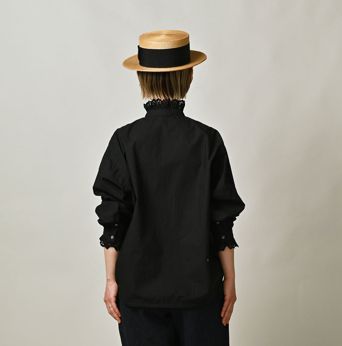 45R Supima Batistie Cutwork Blouse