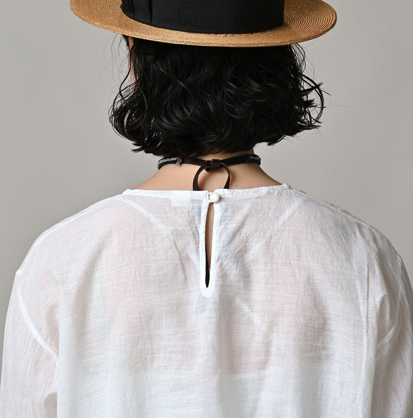 45R Khadi Peplum Cutwork Embroidery M-Shirt - Image 10