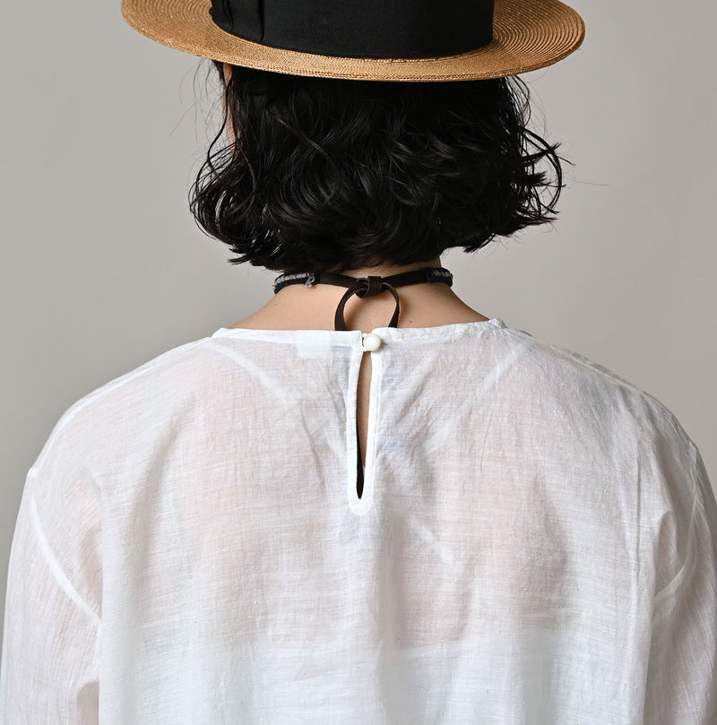 45R Khadi Peplum Cutwork Embroidery M-Shirt - Image 10