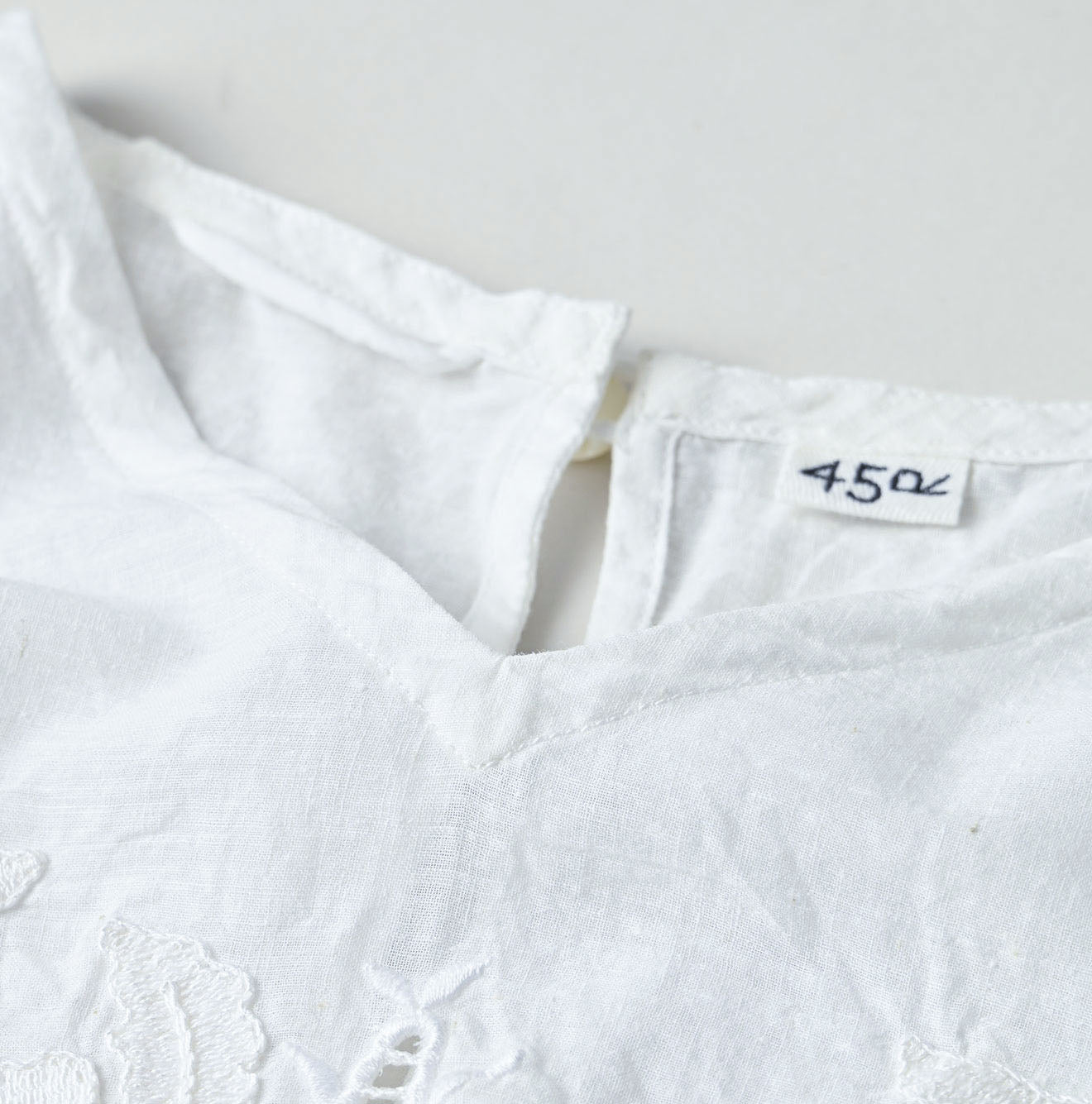 45R Khadi Peplum Cutwork Embroidery M-Shirt - Image 13