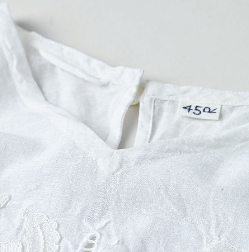 45R Khadi Peplum Cutwork Embroidery M-Shirt - Image 13