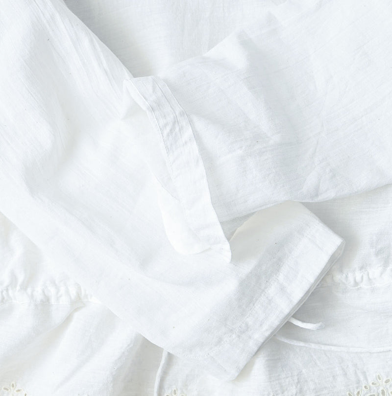 45R Khadi Peplum Cutwork Embroidery M-Shirt - Image 15