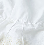 45R Khadi Peplum Cutwork Embroidery M-Shirt