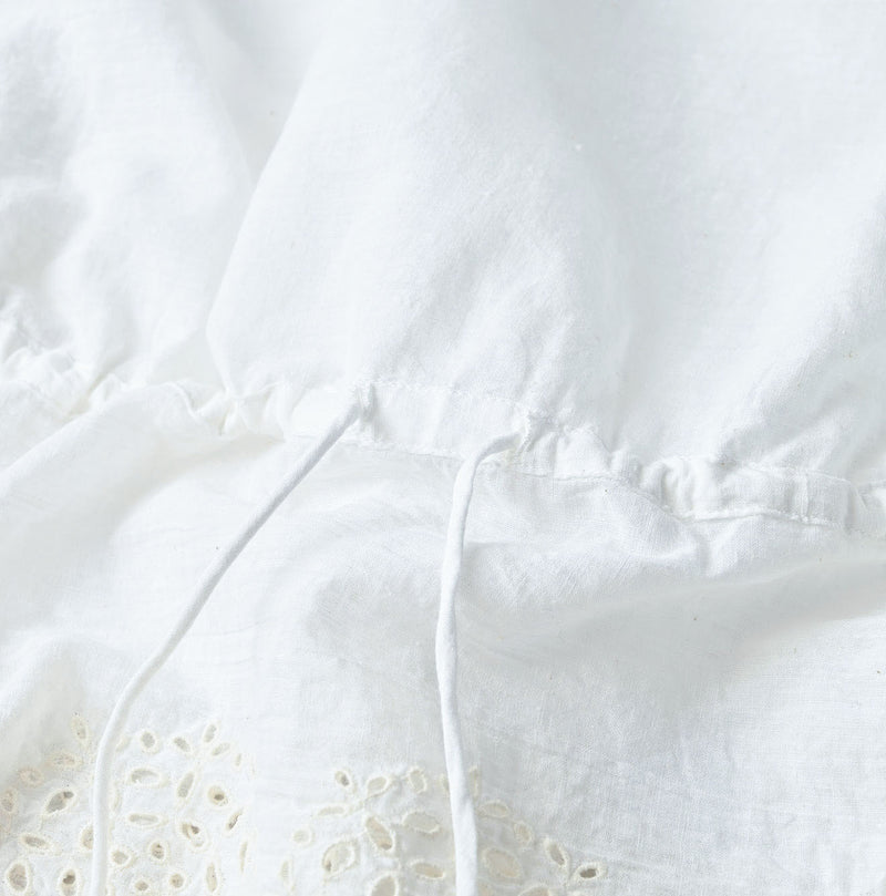 45R Khadi Peplum Cutwork Embroidery M-Shirt - Image 16