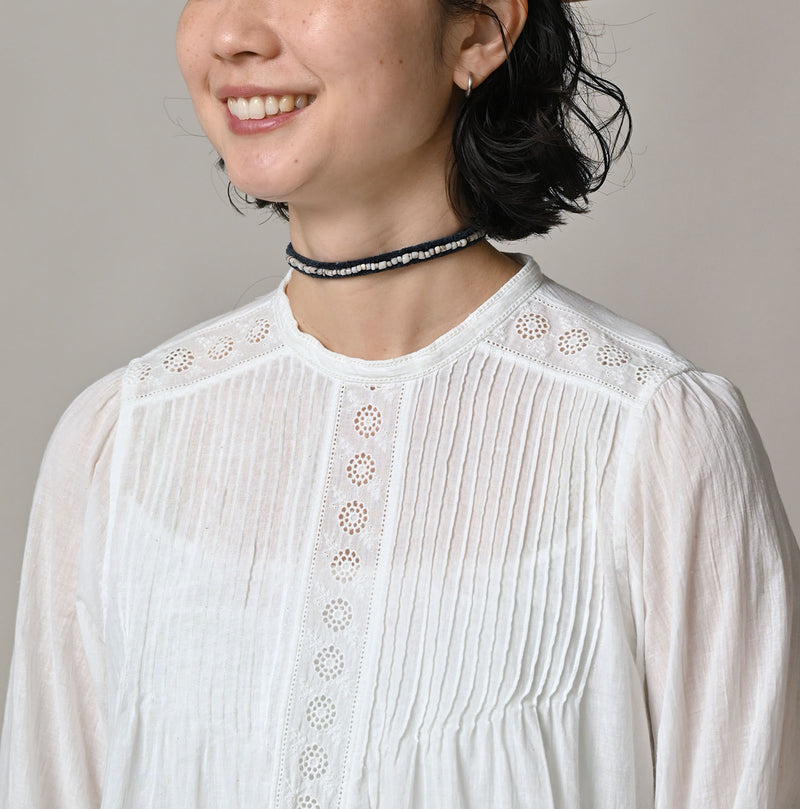 45R Khadi Cutwork de T-shirt