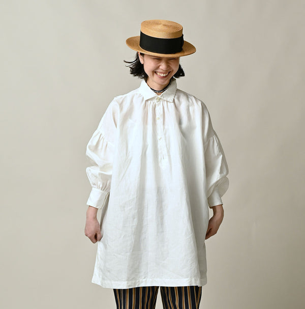 60 Linen Smock Shirt