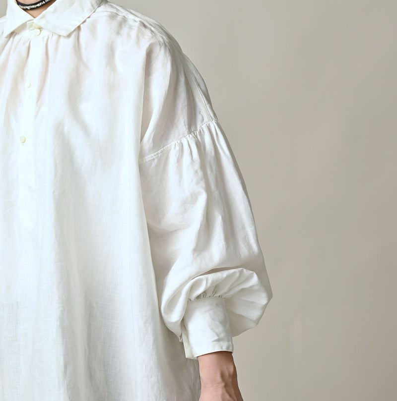 60 Linen Smock Shirt - Image 8