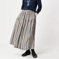 45R Silk Tanba-cloth Tiered Skirt