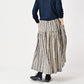 45R Silk Tanba-cloth Tiered Skirt