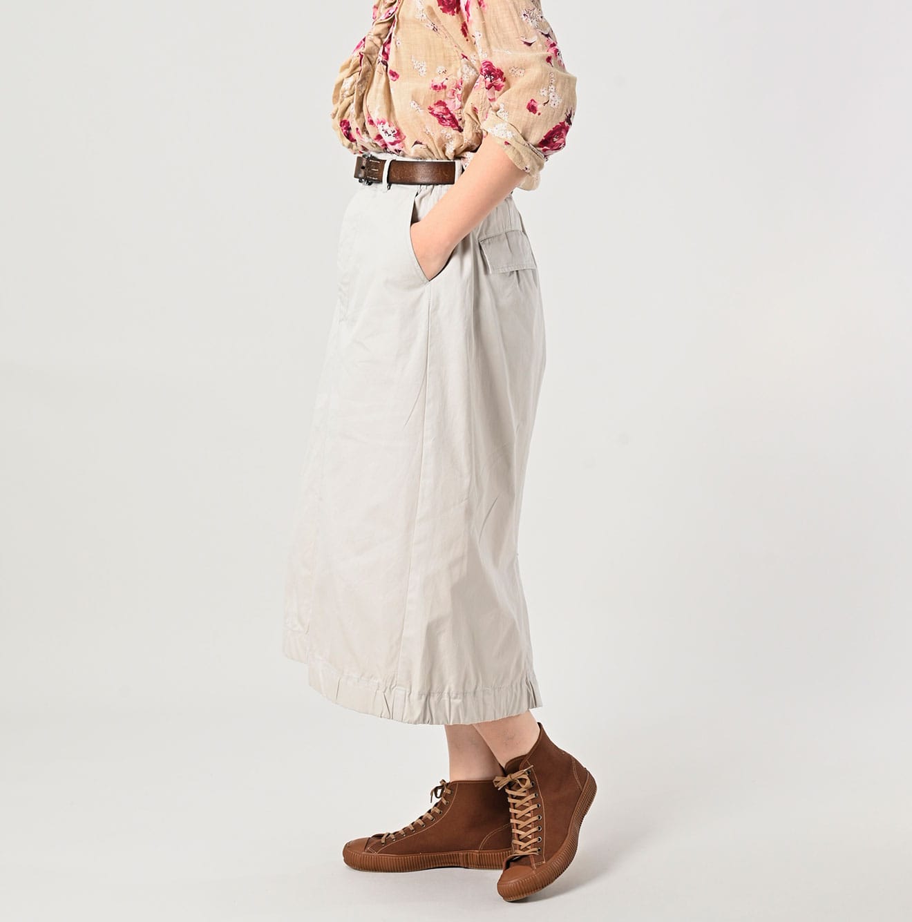 Gabardine Chigo Skirt - 45R by 45rpm studio