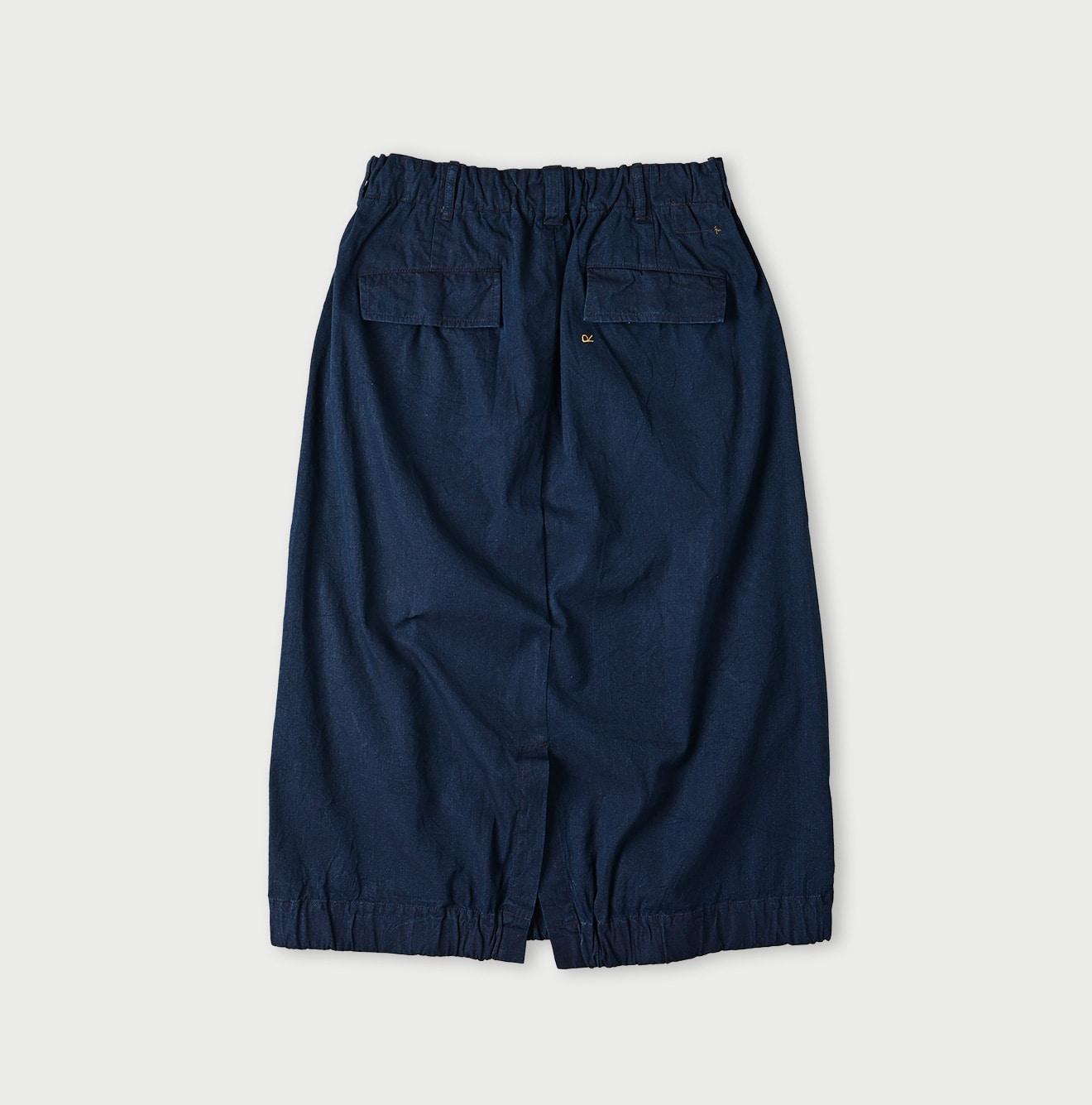 Indigo Gabardine Chigo Skirt - 45R by 45rpm studio - Image 13