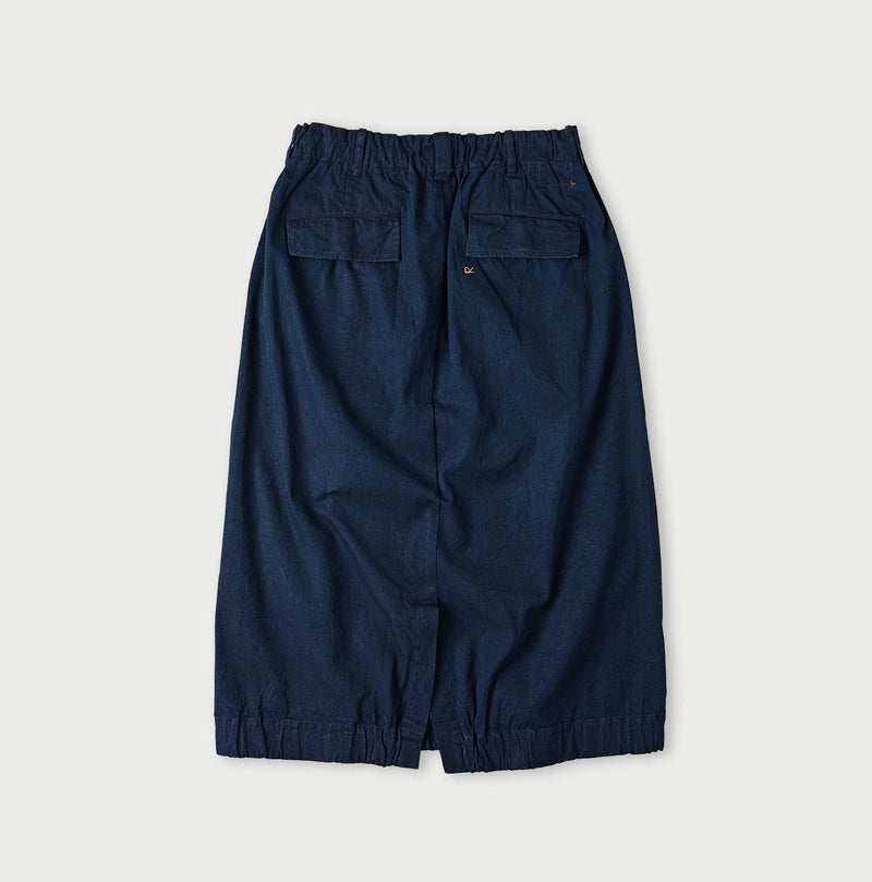 Indigo Gabardine Chigo Skirt - 45R by 45rpm studio - Image 13