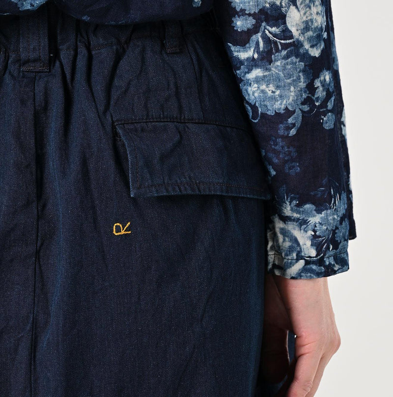 Indigo Gabardine Chigo Skirt - 45R by 45rpm studio - Image 11