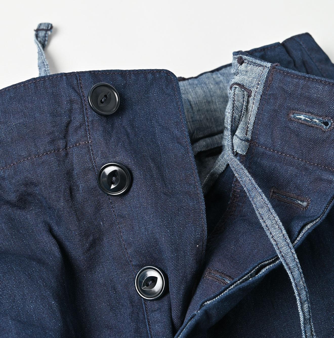 Indigo Gabardine Chigo Skirt - 45R by 45rpm studio - Image 14