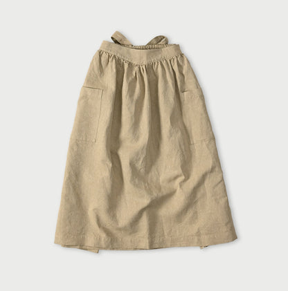 45R Linen Apron Skirt