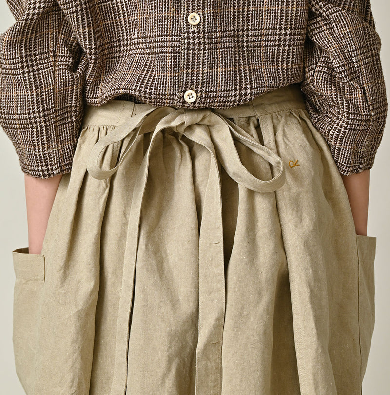 45R Linen Apron Skirt