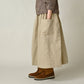45R Linen Apron Skirt
