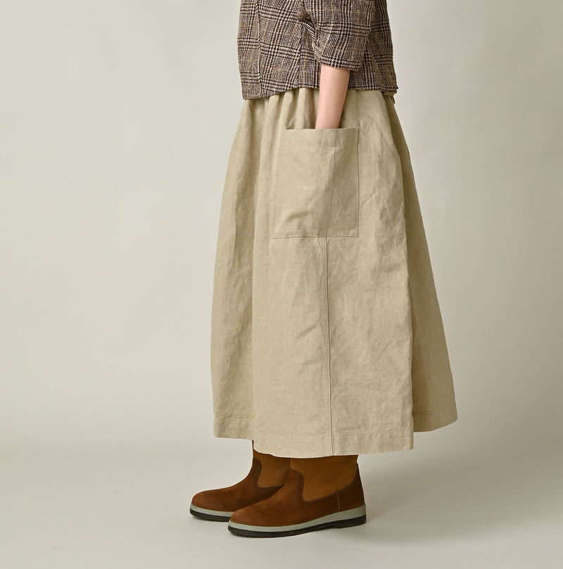 45R Linen Apron Skirt
