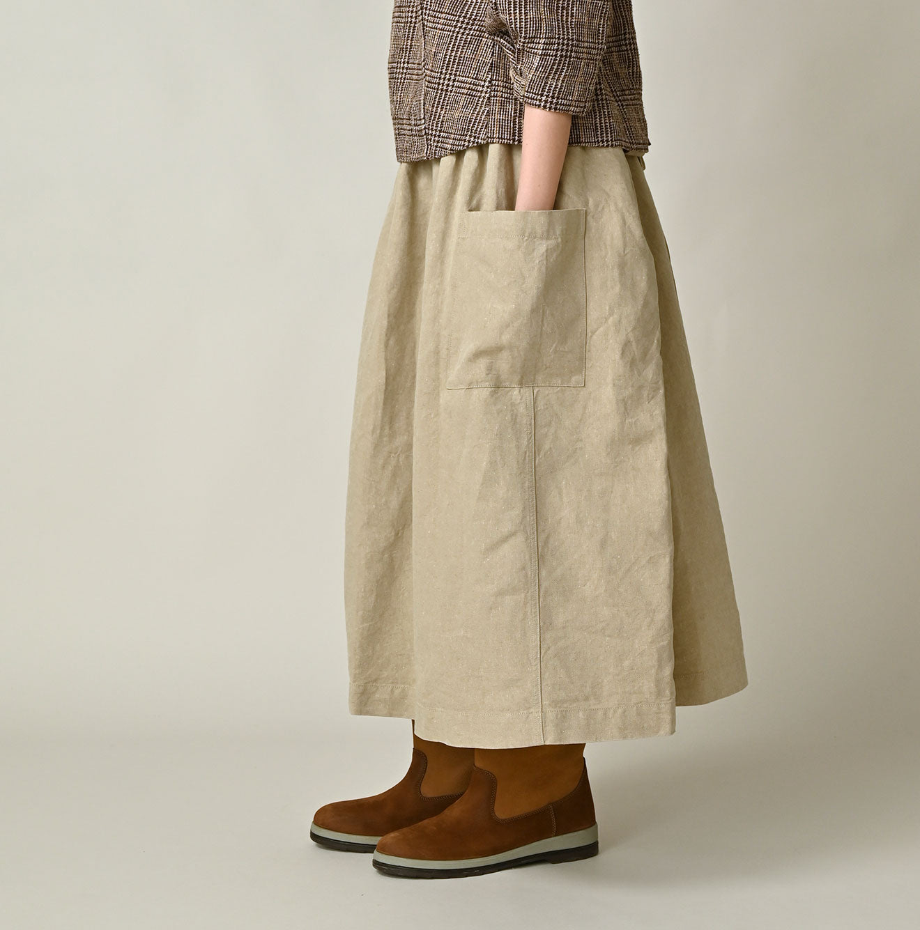 45R Linen Apron Skirt