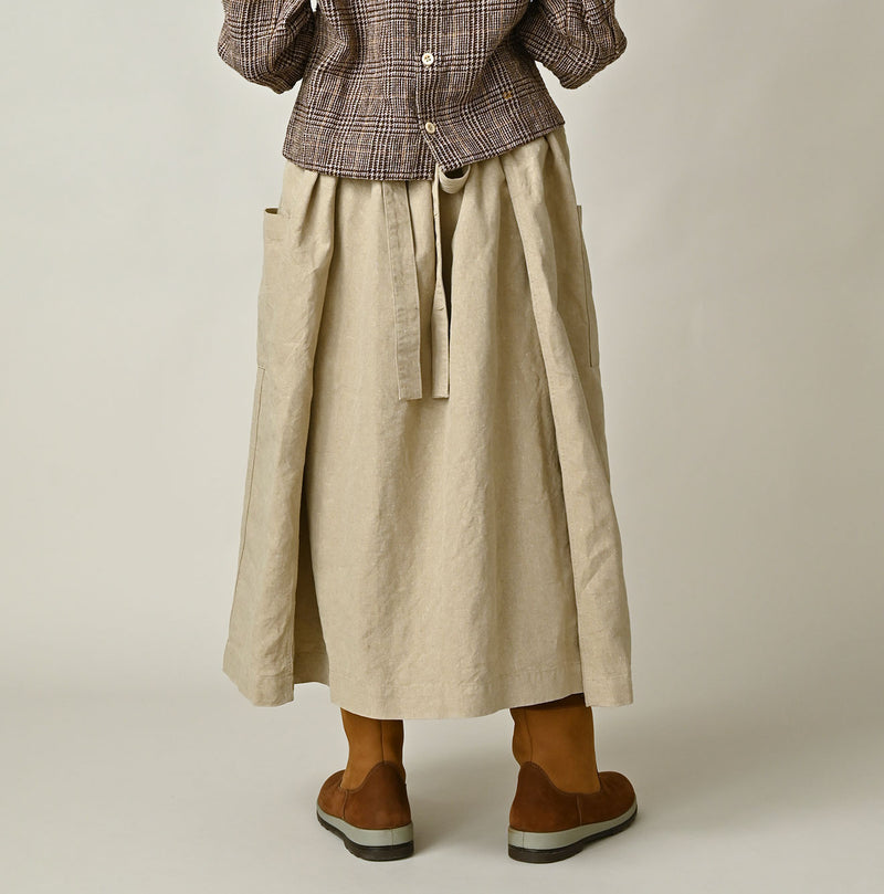 45R Linen Apron Skirt
